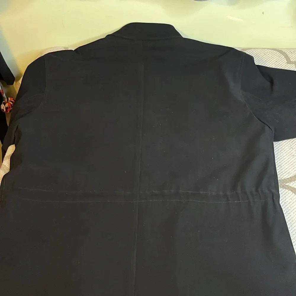 Sanyo Weather Wear Carol Cohen fully lined heavy microsuede button down coat